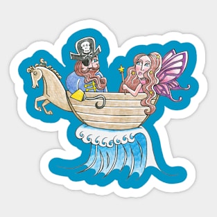 The Pirate and the Fairy Sticker